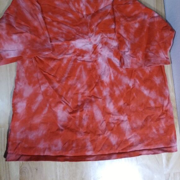 Vintage 90s Churchill London Spell Out Reverse Tie Dye T-Shirt - Picture 5 of 7